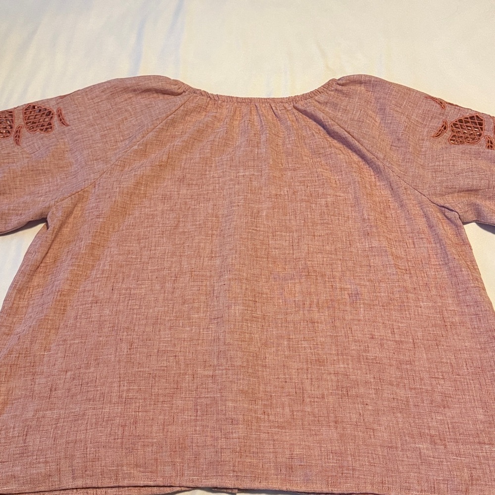 Vintage Threads Button-Front Blouse - Picture 8 of 8